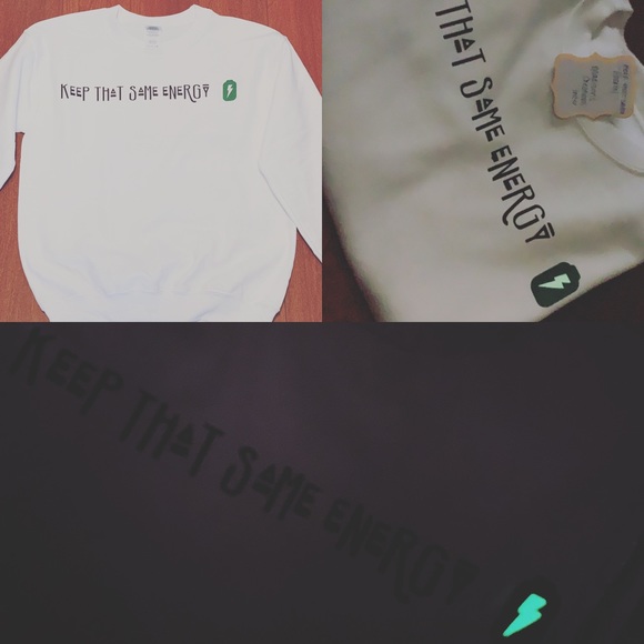 Custom Keep That Same Energy Crewneck Sweatshirt - Picture 2 of 2